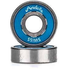 10 mm x 15 mm x 3 mm D Andale Andale Swiss Skateboard Bearings